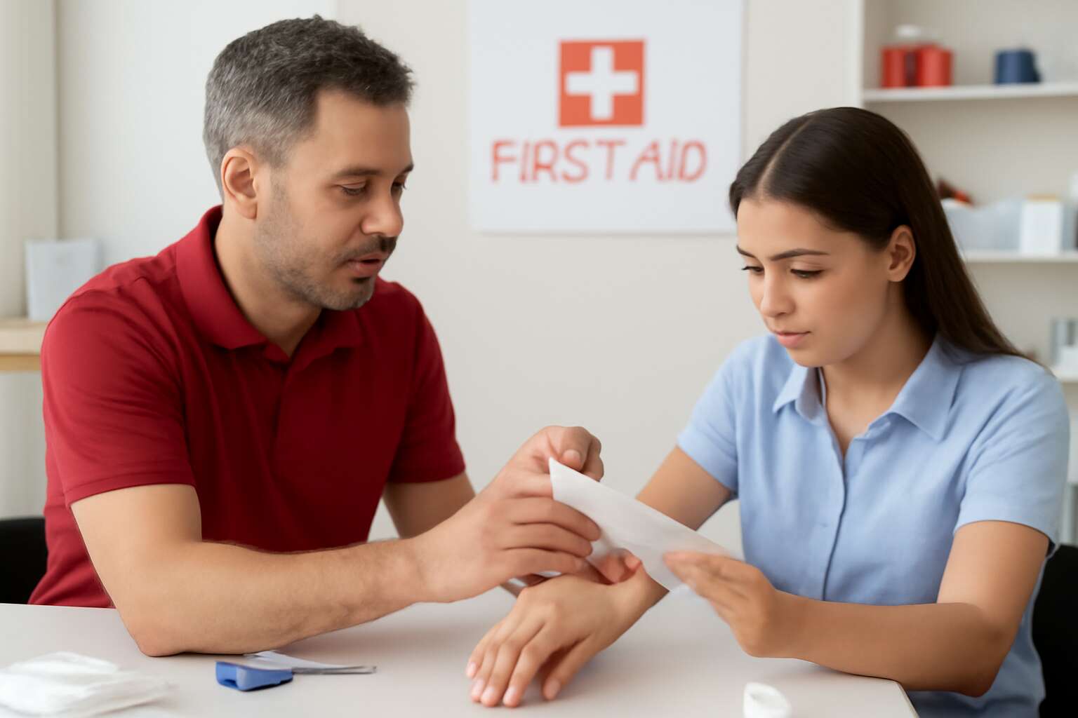 first aid training wounds