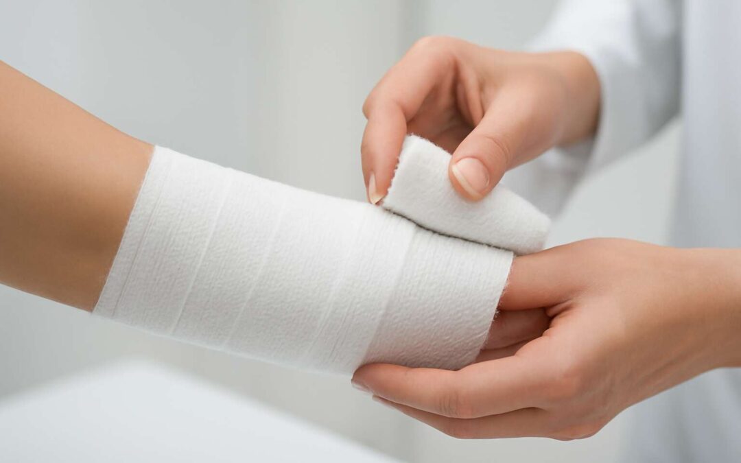 Learn the first aid crepe bandage: quick, calm, confident care.