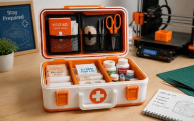 Create a first aid kit 3d print for your next camping trip.