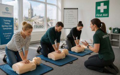Book first aid courses Truro for lifesaving skills today.