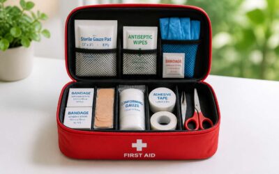 Who needs first aid kit contents at home?